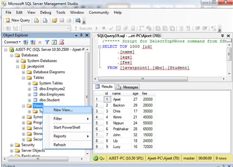 Create Table Syntax Using Select In Sql Server Elcho Table