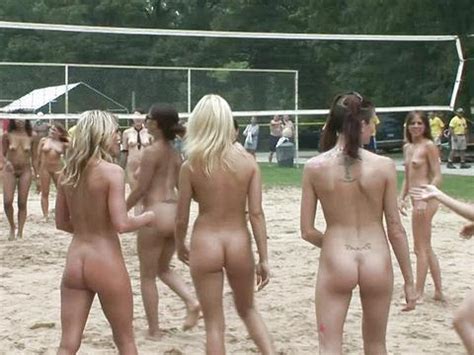 College Girls Play A Nude Volleyball Game Dreamgirls