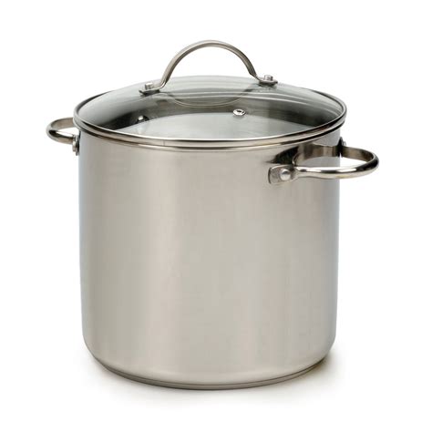 RSVP 8 Qt Stock Pot - Induction - Walmart.com - Walmart.com