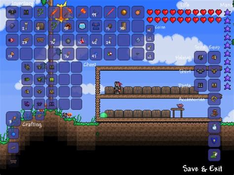 Terraria Crafting Recipes Guideall Pc