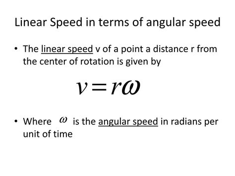 Ppt 54 Radians Arc Length Angular Speed Mon Jan 06 Powerpoint