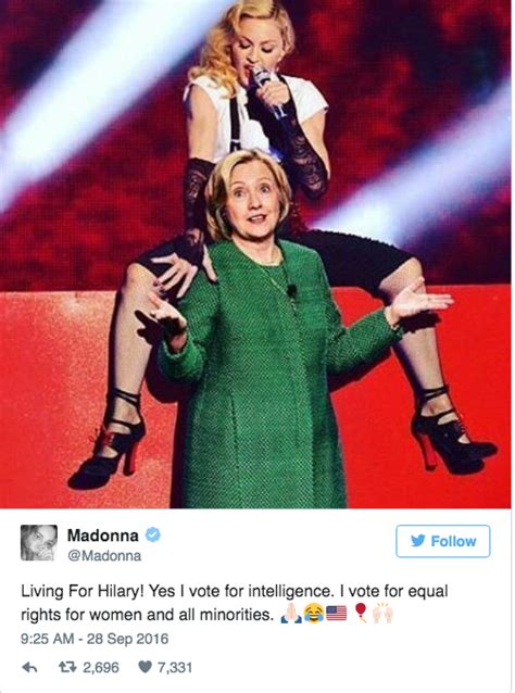 Madonna Offers Oral Sex To Hillary Voters Vide Photos ProtoThema