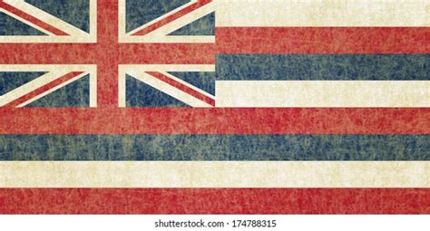 Hawaiian Flag Grunge Images Stock Photos D Objects Vectors