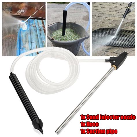 High Pressure Washer Sand Wet Sand Blasting Kit Ft M Hose Length