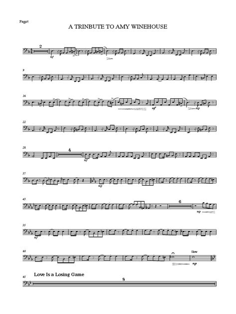 Tribute to Amy Winehouse Lyrics | PDF