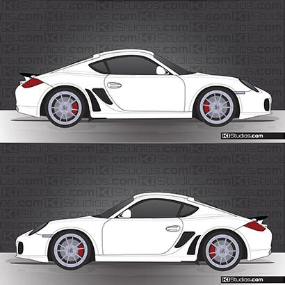 Porsche Cayman Stone Guards Ki Studios