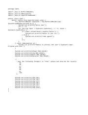Lab Java Package Lab Import Java Io Bufferedreader Import Java Io