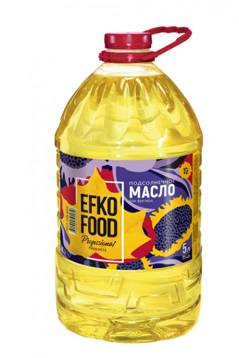 Масло EFKO FOOD Professional раф. для фритюра 5 л купить оптом от РЦ ...