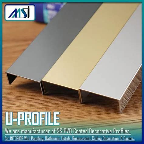 Stainless Steel Coated Profile Stainless Steel Colored Coated