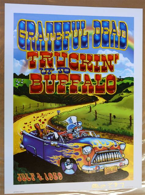 Grateful Dead Truckin To Buffalo Album Art Richard Biffle