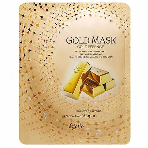 Esfolio Gold Mask Gold Essence Sheets Walmart