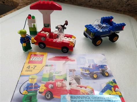 Lego Cars Building Set 5898 Gas Station Truck Mechanic Retired 100