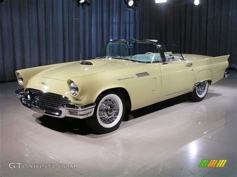 1957 Ford thunderbird colors