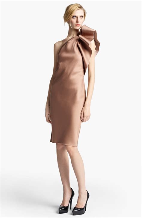 Lanvin Washed Duchesse Satin Cocktail Dress Nordstrom