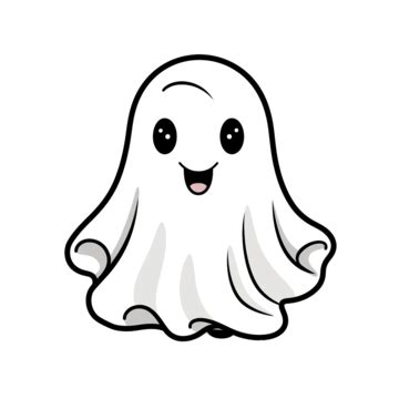 Fantasma De Desenho Animado Fofo Em Estilo Doodle Feriado Tradicional