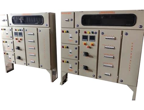 Mild Steel Three Phase Control Panel For Food Industry Floor Mounted