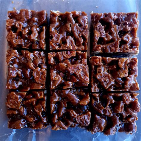 Homemade Pecan Caramel Squares Rfood