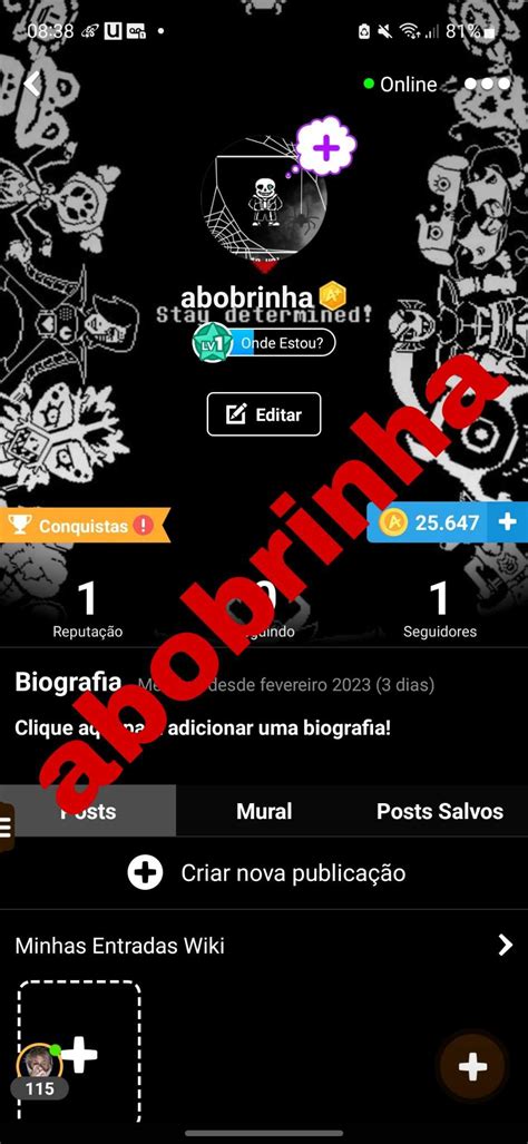 Atividade 2 🇧🇷 Wiki Undertale Brasil Amino