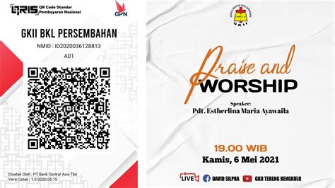 Ibadah Praise And Worship GKII TEBENG BENGKULU 06 Mei 2021 YouTube