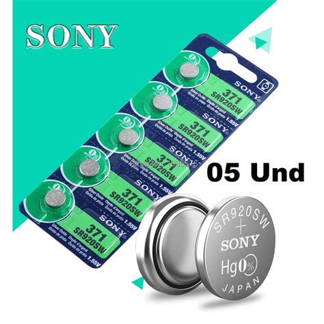 Pilha Bateria Sony Sr Sw V Original Made In Jap O Unidades