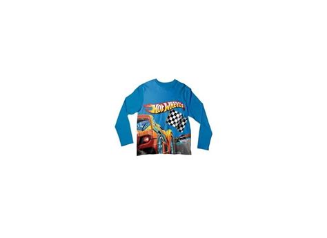 Camiseta Adulto Hot Wheels Corrida ML o Melhor Preço é no Zoom