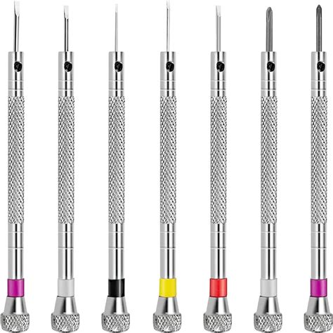 HWTONG 10 Pièces kit tournevis de précision 0 6 2 0 mm Tournevis