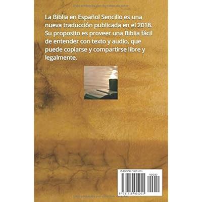 Buy La Biblia en Español Sencillo Nuevo Testamento con Salmos y