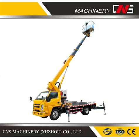 Bucket Truck Hydraulic Aerial Cage Aerial Working Platform Truck