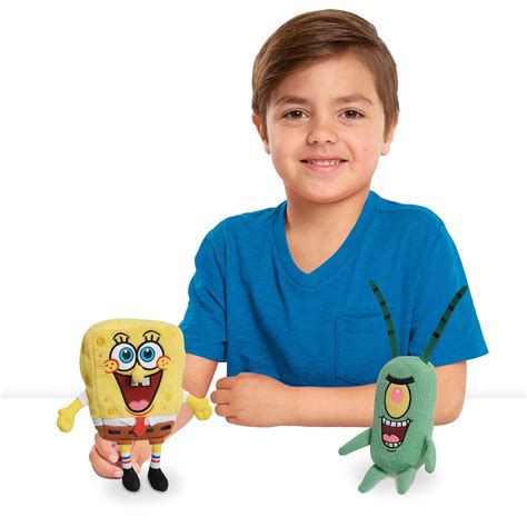 Nickelodeon Spongebob Squarepants 2 Piece Plush Set 7 Inch Spongebob