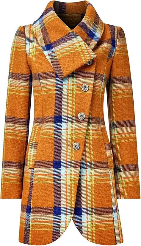 amazoncouk checked coat