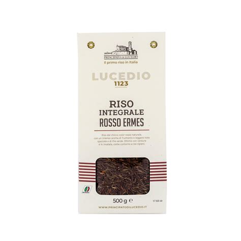 Riso Integrale Rosso Ermes Principato Di Lucedio Reis Pasta Reis