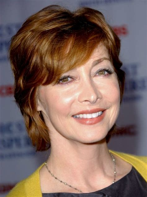 Sharon Lawrence Short Shag Haircut That Covers Half Of The Neck