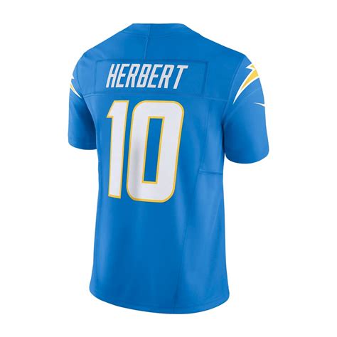 Jersey Para Ámericano Nike Nfl Chargers Herbert 10 De Hombre Innovasport