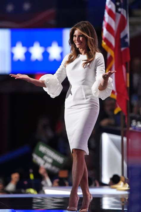 Melania Trump Wearing A Roksanda Dress At The 2016 Rnc Melania Trump S Roksanda Dress At The