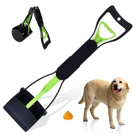 Long Handle Pet Pooper Scooper For Dogs And Cats Foldable Pet Poop