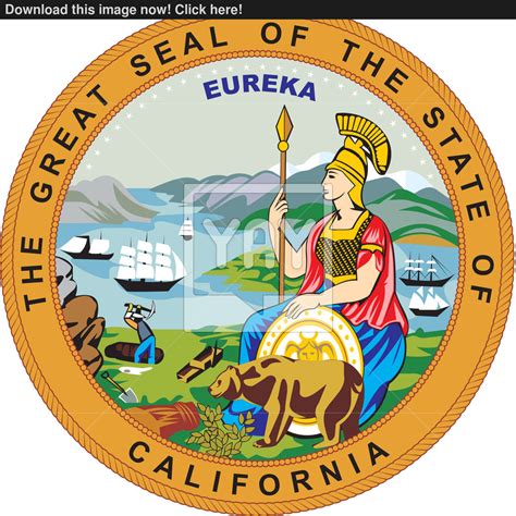 Seal Of California Vector at Vectorified.com | Collection of Seal Of ...