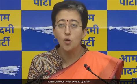 Minister Atishi Submits Fresh Report To Arvind Kejriwal Against Delhi