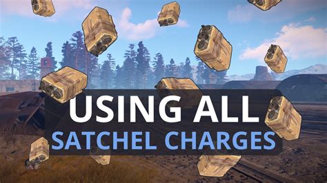 Using All My Satchel Charges Rust Solo Survival S Ep Youtube