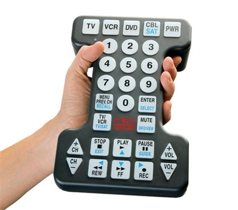 Big Button Tv Remotes For People With Arthritis