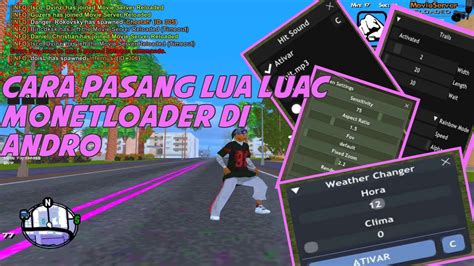 Cara Memasang Monetloader Samp Android Lua Luac Youtube