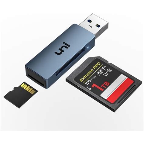 Lecteur De Sd Microsd Cartes Usb Aluminium Gbps Simultan E