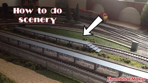 How To Make Scenery For Your Oo Gauge Model Railway Youtube