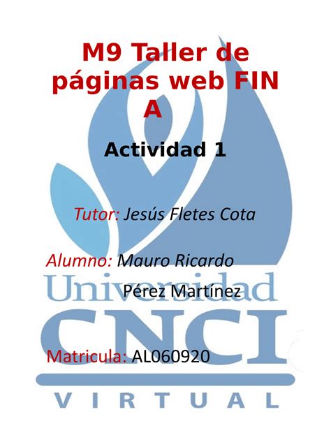 M Taller De P Ginas Web Fin A Actividad M Taller De P Ginas Web