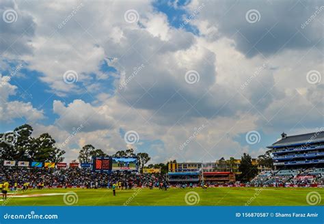 Wanderers Cricket Stadium - Aerial View Stock Photography ...