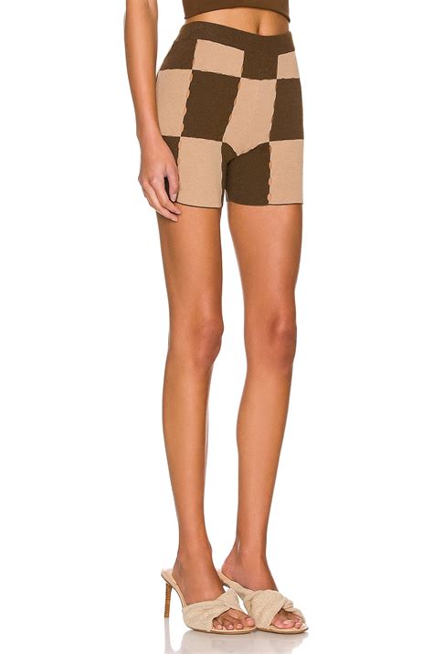 JACQUEMUS Le Short Gelato In Multi Brown FWRD