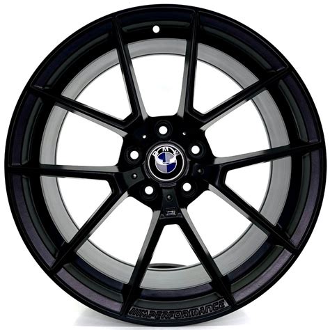 Jogo De Rodas Bmw Cs Touring Aro 19x85 Preto Semi Brilho 5x120 Et 35 Sigma Car