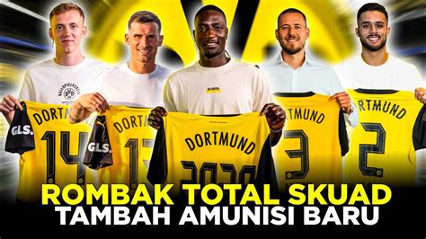 ROMBAK TOTAL SKUAD SETELAH GAGAL DI FINAL UCL 5 PEMAIN ANYAR DORTMUND