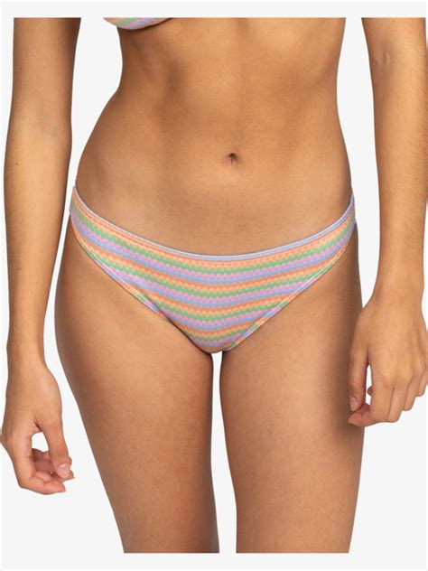 Wavy Stripe Braguita De Bikini De Cobertura Moderada Para Mujer Roxy