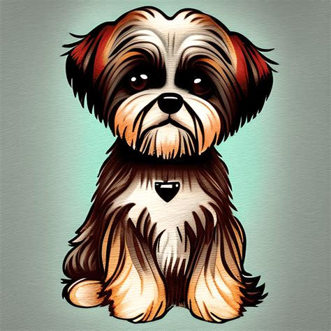 Adorable Shih Tzu Puppy In Ultra High Definition Creative Fabrica