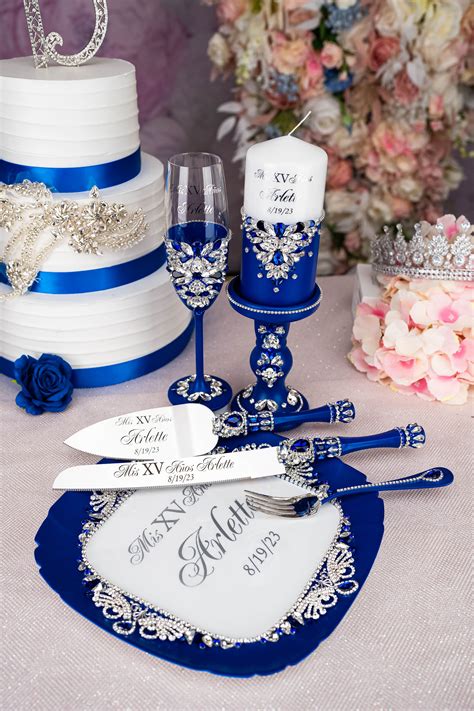 Quinceanera Centerpieces Royal Blue